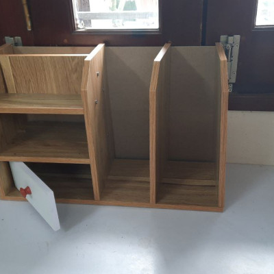 Kệ Sách Gỗ MDF Để Bàn 5 Ngăn 1 Ngăn Kéo, Tủ Hồ Sơ Tài Liệu Để Phòng Làm Việc Cao Cấp