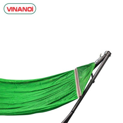 Võng xếp Vinanoi khung thép sơn tĩnh điện phi 32, lưới võng cở 220 x 170 cm
