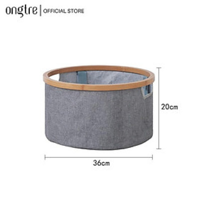 Giỏ Vải Khung Tre ONGTRE Đựng Quần Áo Đồ Mỹ Phẩm Đồ Chơi Đa Năng Tiện Ích Chống Nước Có Thể Gấp Gọn