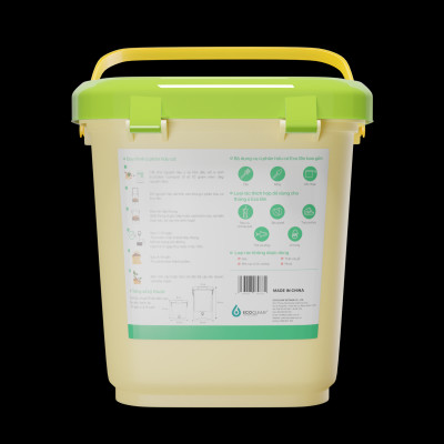Thùng Ủ Rác Hữu Cơ EcoBin 8 Lít - EcoClean - Ủ Rác Nhà Bếp - Tự Làm Phân Compost Tại Nhà