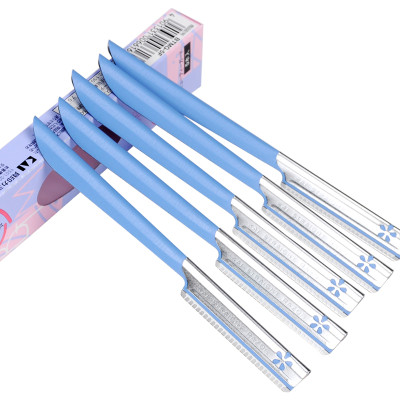 Dao Cạo Lông Mày Cán Dài Lưỡi Thép Không Gỉ Kai Beauty Guard 06616