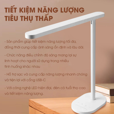Đèn bàn Opple LED 10W Dim 4000K Reader2Pro USBC - Chất Lượng Ánh Sáng Cao, Điều Chỉnh Độ Sáng Tùy Ý