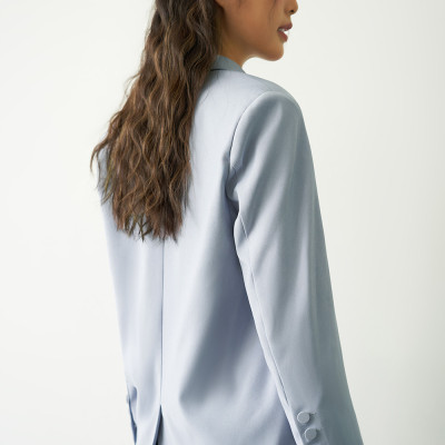 DOTTIE - Áo vest dáng rộng cài khuy - Xám - T0705