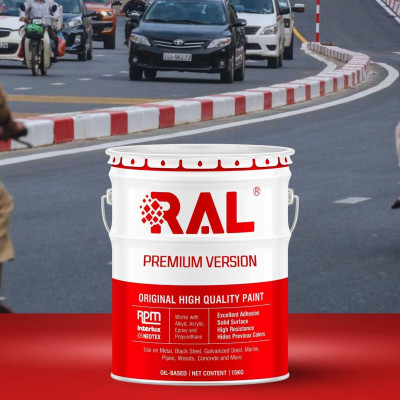 Sơn bó vỉa Alkyd nhanh khô RAL RASIDE RAPID - 5KG