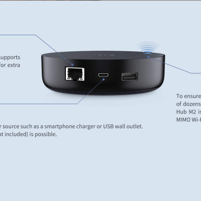 Aqara Hub M2 Bộ Điều Khiển Trung Tâm Zigbee 3.0 và Hồng Ngoại
