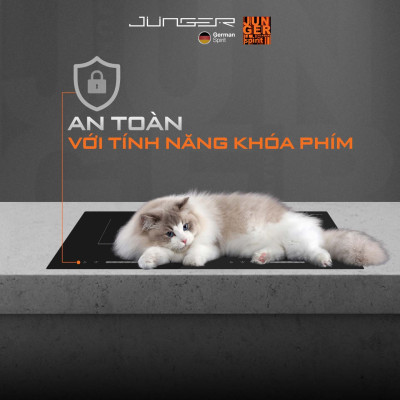 Bếp đôi điện từ hồng ngoại Junger SIS-66 | Công suất 4200W - INVENTER | Bảo hành 3 năm hàng chính hãng