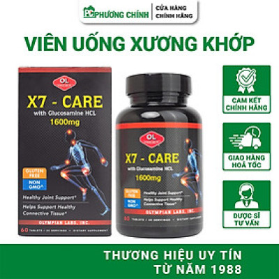 Viên Uống Bổ Xương Khớp Olympian Labs X7 Care Hỗ Trợ Giảm Nguy Cơ Thoái Hoá Khớp 60 Viên/Hộp