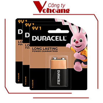 Combo 3 viên Pin Kiềm Duracell 9V (1 viên/ vỉ x 3 vỉ) - O000020