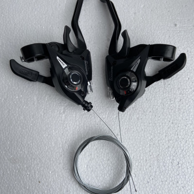 Bộ Tay đề, tay phanh Shimanô điều chỉnh tốc độ cho xe đạp thể thao 3 tốc và 7 tốc
