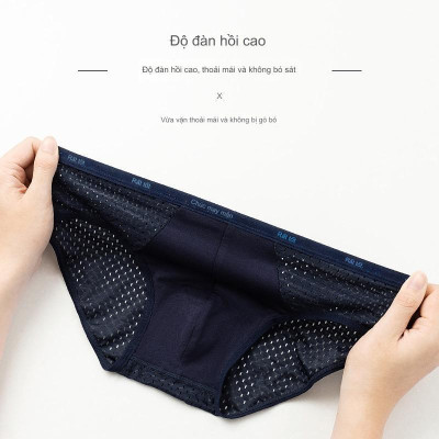 Hộp 5 Quần Lót Nam Tam Giác Thông Hơi Siêu Đẹp