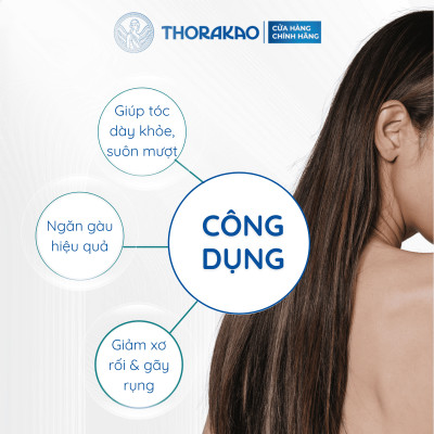 Dầu Gội Bồ Kết Thoraka Dưỡng Tóc Đen Bóng Suôn Mượt 750ml
