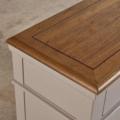 Rương Shay Gỗ Sồi Ibie BSW0SHAO - Trắng (90 x 50 cm)