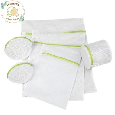 COMBO BỘ 6 TÚI GIẶT ĐỒ ĐA NĂNG CHẤT LIỆU SỢI POLYESTER THOÁNG KHÍ NHIỀU KÍCH CỠ - HENRYSA