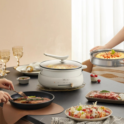 Nồi lẩu nướng đa năng Bear DHG-C40W2 - Hàng Chính Hãng