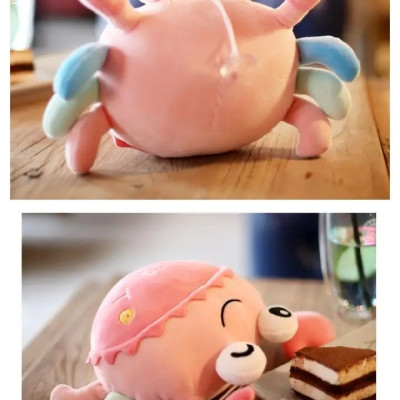 Thú nhồi bông con cua nhiều màu sắc - Size 20cm - Quà tặng gấu bông con cua đáng yêu.