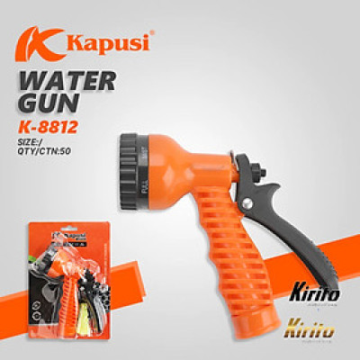 Vòi phun nước tưới cây kapusi, vòi tưới cây đa năng 8 chế độ, vòi xịt tưới cây, rửa xe, rửa sân vườn