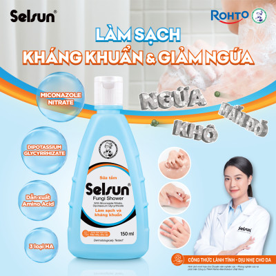 Sữa Tắm Selsun Fungi Shower 150 ml