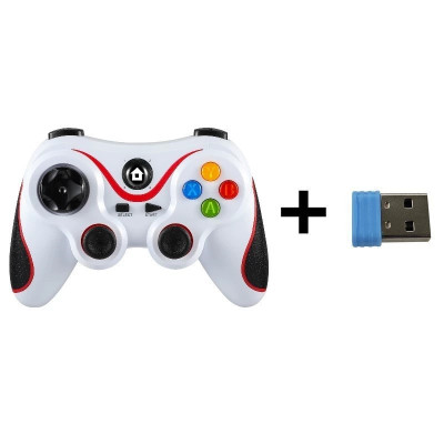 Gamepad tay game Không dây Bluetooth V8 Đa kết nối cho máy tính, laptop, smartphone, máy tính bảng, máy game hàng nhập khẩu