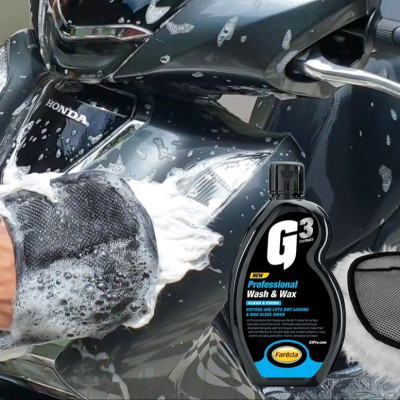 Lông cừu rửa xe Ô tô, xe máy G3 Pro Lambs Wool Wash Mitt