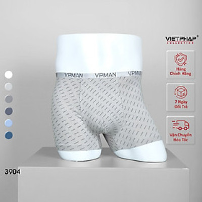 Quần Lót Nam VIỆT PHÁP Form Boxer Brief Chất liệu mềm mại co giãn , thấm hút mồ hôi  3904