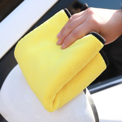 Combo 2 Khăn Lau Xe Ô Tô Siêu Thấm Size 30cm x 40cm, 2 Chiếc Khăn Lau Nội Thất Cho Xe, Khăn Lau Đa Năng Chất Liệu Microfiber - Hàng Chính Hãng
