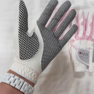 Găng Tay Golf Nữ Vải Sợi Co Dãn Cao Cấp - PGM MS. Golf Gloves - ST018