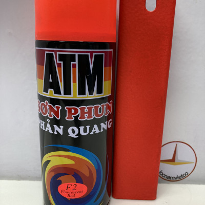 Sơn xịt màu đỏ phản quang ATM F2