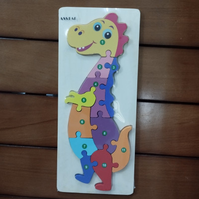 Đồ Chơi Trẻ Em Asstar, Combo 5 Mẫu Đồ Chơi Ghép Hình, Xếp Hình Gỗ Nổi 3D Gồm 10 Số Giúp Bé Phát Triển Tư Duy