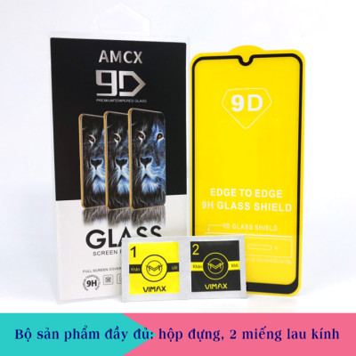 Kính Cường Lực cho Samsung Galaxy A20 - Full màn hình - Màu đen - Hàng Chính Hãng