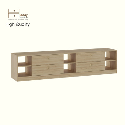 HAPPY FURNITURE , Kệ TV 4 ngăn kéo - MERI , KTV_090 , 200cm x 40cm x 45cm DxRxC