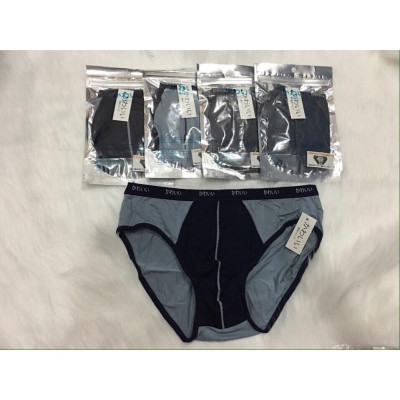 QUẦN LÓT NAM COTTON TÚI ZIP BẠC