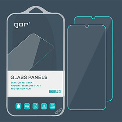 Bộ 2 miếng kính cường lực Gor cho Xiaomi Mi A3 / Mi CC9E - Full Box - Hàng nhập khẩu