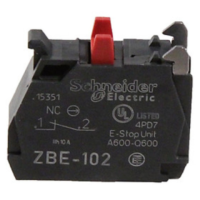 ZBE-102 Schneider ZBE102 Tiếp điểm phụ NC dùng cho nút nhấn XB5 XB4 Chính hãng