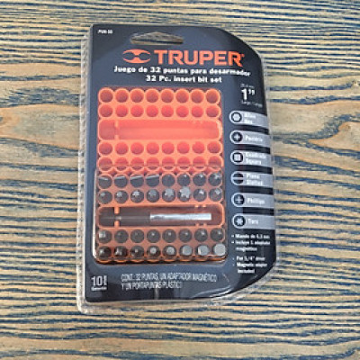 Bộ mũi vặn vít 33 chi tiết Truper