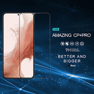 Miếng dán kính cường lực full 3D cho Samsung Galaxy S24 Fe hiệu Nillkin Amazing CP+ Pro (Phủ Nano, vát cạnh 2.5D, mỏng 0.33mm) - Hàng nhập khẩu