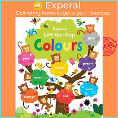 Sách - Lift the Flap Colours Book (Usborne Lift-the-Flap-Books) by Felicity Brooks (UK edition, hardcover)