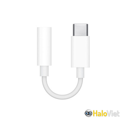 Dây cáp chuyển đổi từ cổng Type C sang jack tai nghe 3.5mm cho iPhone / iPad / Android chất lượng cao - Hàng Chính Hãng 