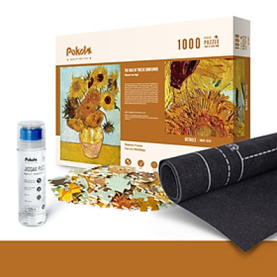 Puzzle Pokolo bộ xếp hình thông minh 1000 mảnh chủ đề danh họa