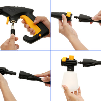 Máy phun xịt rửa xe áp lực cao TOLSEN 79570 1400W- Hàng chính hãng (Tặng kèm 5m dây cấp nước TOTAL THPH2001)