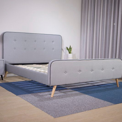 Giường bọc vải Scandinavian 1m8x2m