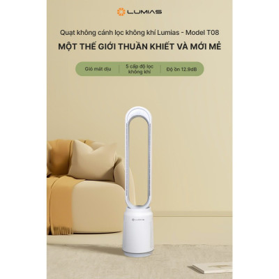 Quạt không cánh Lumias T08 Hàng chính hãng
