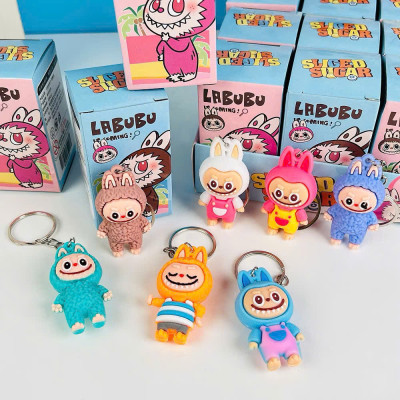 [Fullbox 24 Hộp] Blind Box Móc Khoá Labubu, Móc Khoá Cappybara, Hộp Quà Bí Mật, Quà Tặng Cho Bé