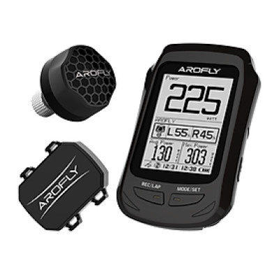 AROFLY X-ELITE A1 (Deluxe Model) - The Smallest and Most Affordable Power Meter, with Exclusive GPS Computer, STRAVA Compatible.
