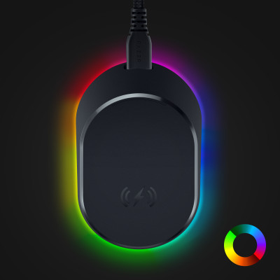 Razer Mouse Dock Pro Đế sạc chuột không dây tích hợp bộ thu phát 4KHz - Hàng nhập khẩu