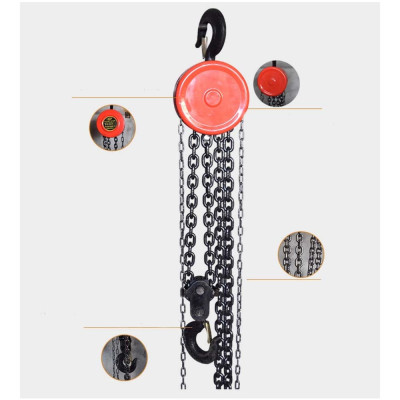 PaLang Xích Kéo Tay ABG HSZ 2T-5M - Pa Lăng Lực Kéo 2 Tấn, Xích Dài 5 Mét - Hàng Chính Hãng