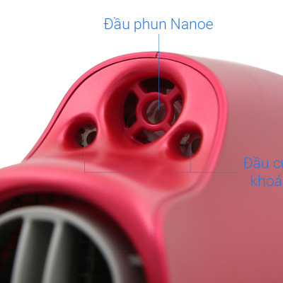Máy Sấy Tóc Nanoe Panasonic EH-NA98RP645 - 1800W - Hồng - Hàng chính hãng - Bảo hành 12 tháng