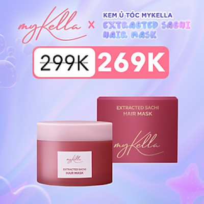 Kem Ủ Tóc myKella Kích Thích Mọc Tóc, Giúp Tóc Chắc Khỏe Chiết Xuất Sacha Inchi 300ml