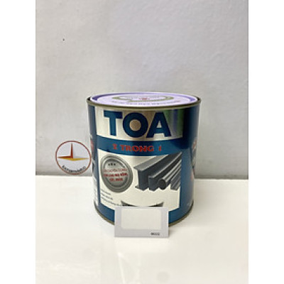 Sơn sắt mạ kẽm Toa 2 trong 1 màu trắng mờ 222 _ 800G