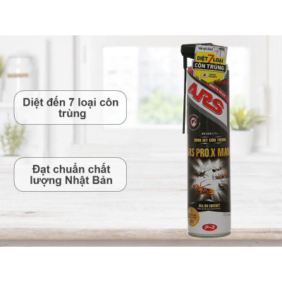 Bình xịt muỗi, kiến, gián, côn trùng ARS không mùi siêu mạnh diệt mọi côn trùng FTAKY