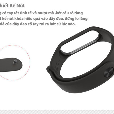 Dây Đeo Thay Thế Dành Cho Vòng Đeo Tay Thông Minh Mi Band 3 / Mi Band 4  - Hàng chính hãng PKCB